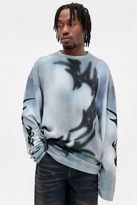 Jaded London Washed Black Double Layer T-Shirt | Urban Outfitters UK