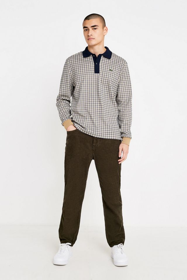 Lacoste LIVE Sand Checked Polo de manga larga #2
