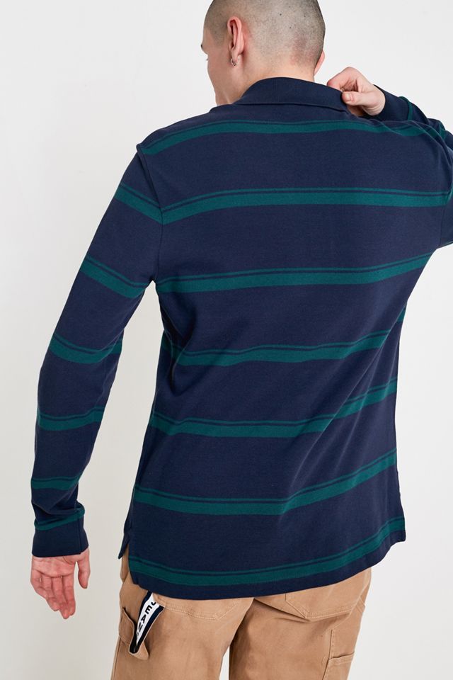 Lacoste Striped Long-Sleeve Polo Shirt #3