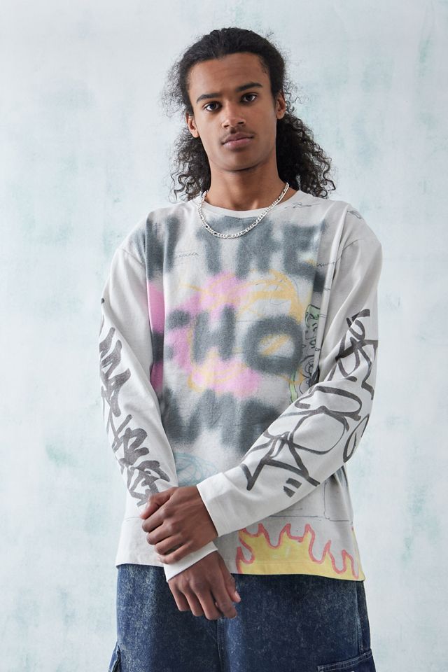 Off white pink long sleeve sale