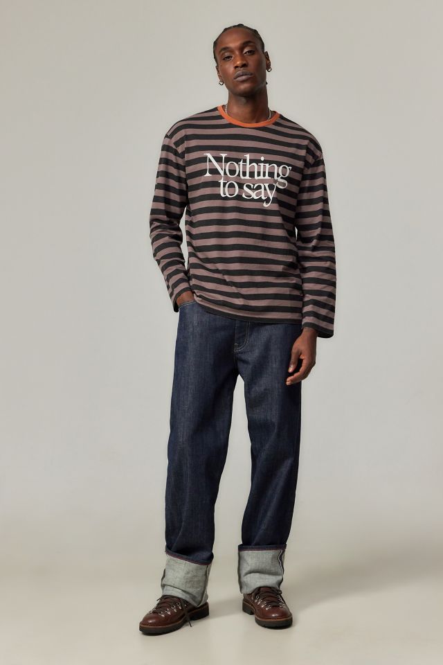 UO Nothing To Say Long Sleeve T Shirt Urban Outfitters UK