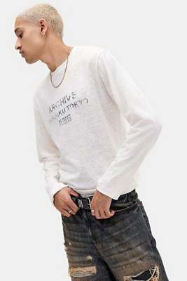 BDG Archive Long Sleeve Slub T-Shirt Product Page