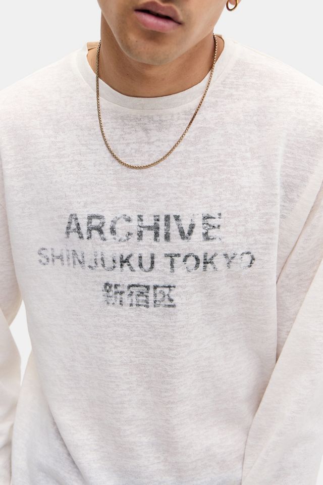 BDG Archive Long Sleeve Slub T-Shirt #1