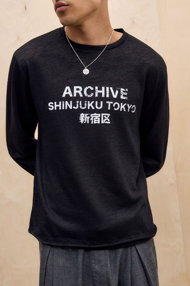 T-shirt à manches longues UO Black Archive Tokyo #2