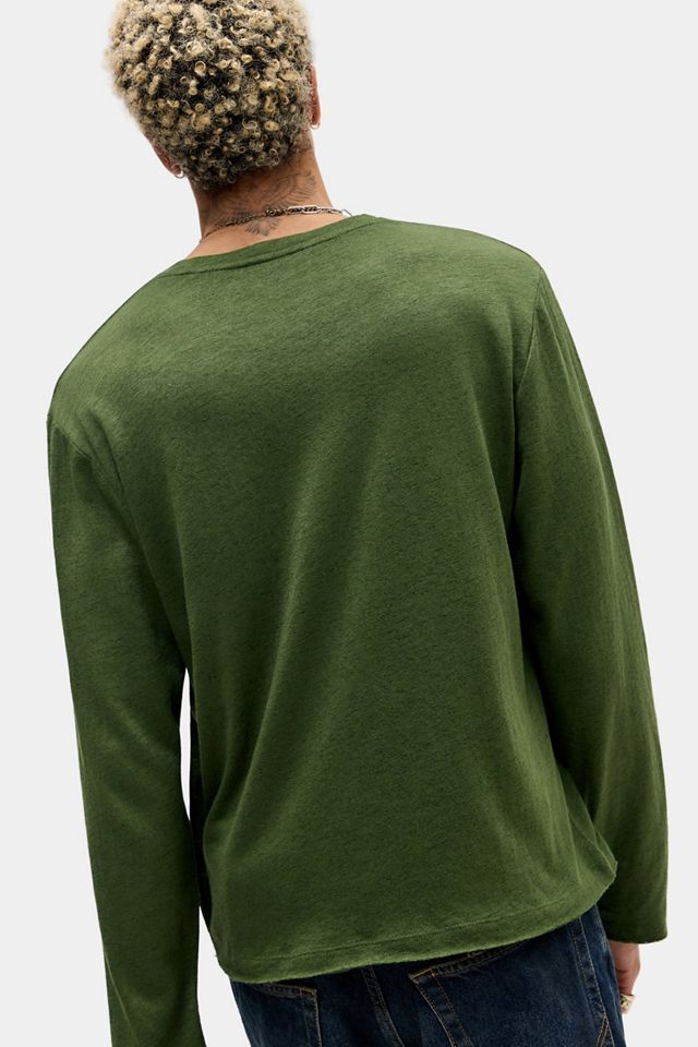 UO Archive Tokyo Long Sleeve Slub T-Shirt | Urban Outfitters UK