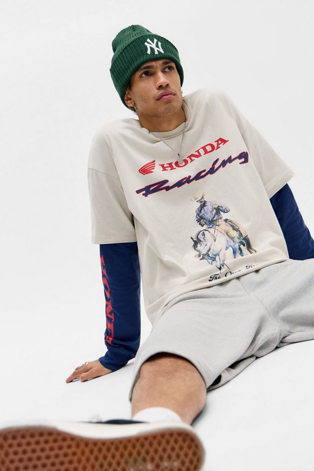 UO Ecru Honda Double Layer T-Shirt #1