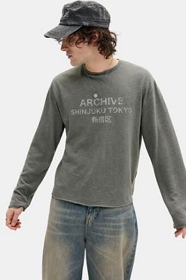 Jaded London Anointed White Waffle Henley Tee | Urban Outfitters UK