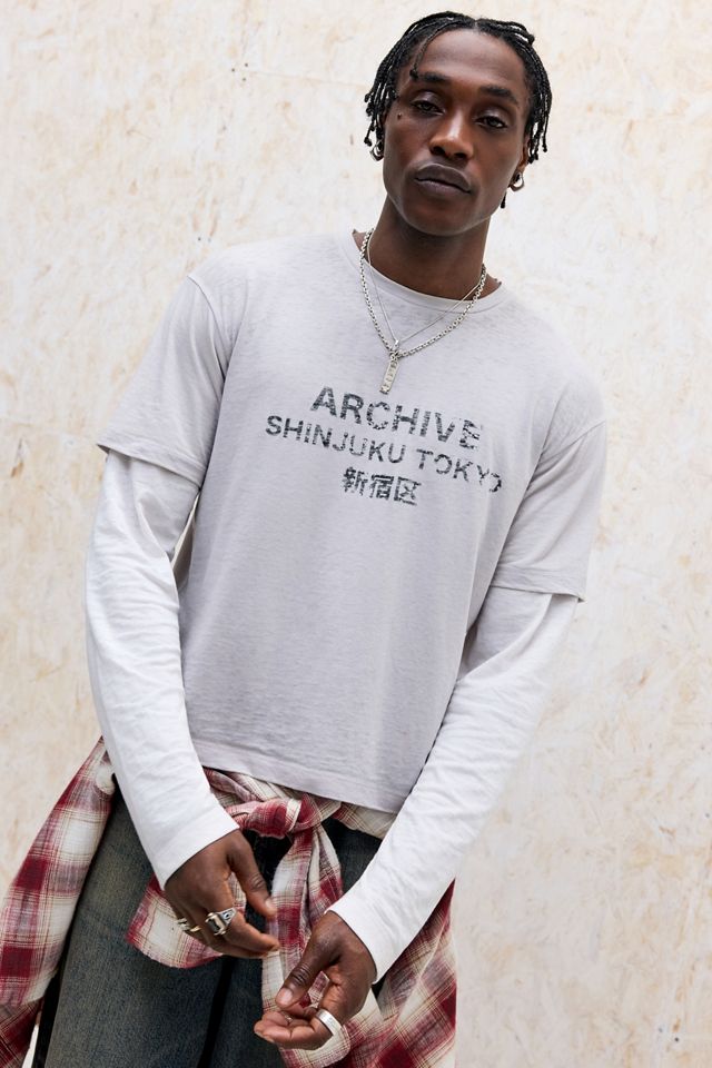 T-shirt double couche Archivis Grey Archive Tokyo #2