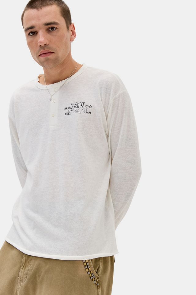 T-shirt Henley à manches longues Archivis #2
