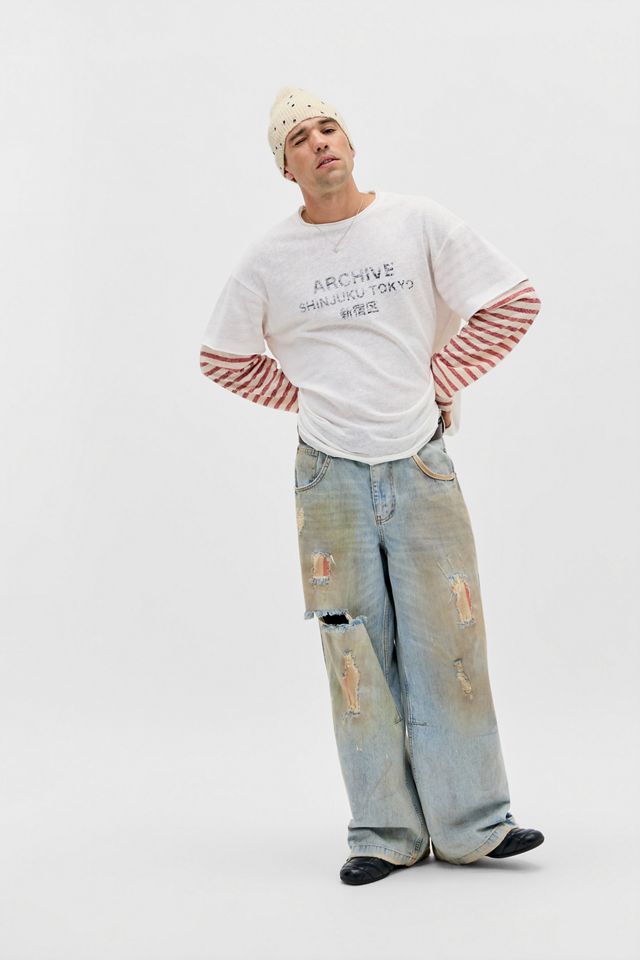 Archivis Archive Double Layer Slub Graphic Tee #1