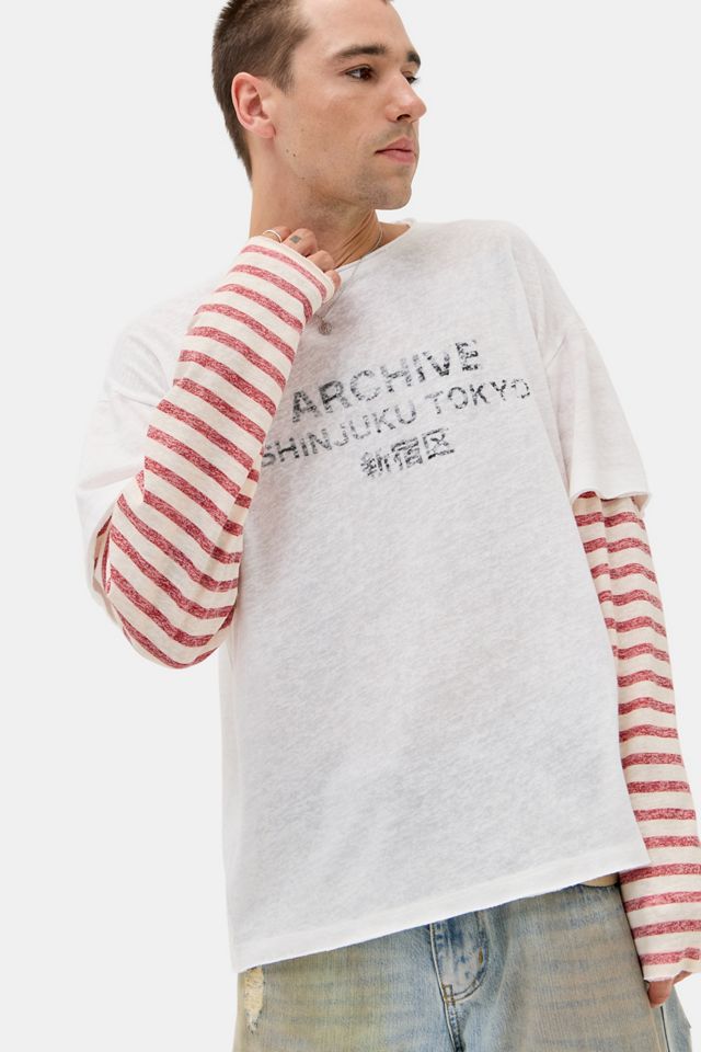 Archivis Archive Double Layer Slub Graphic Tee #2