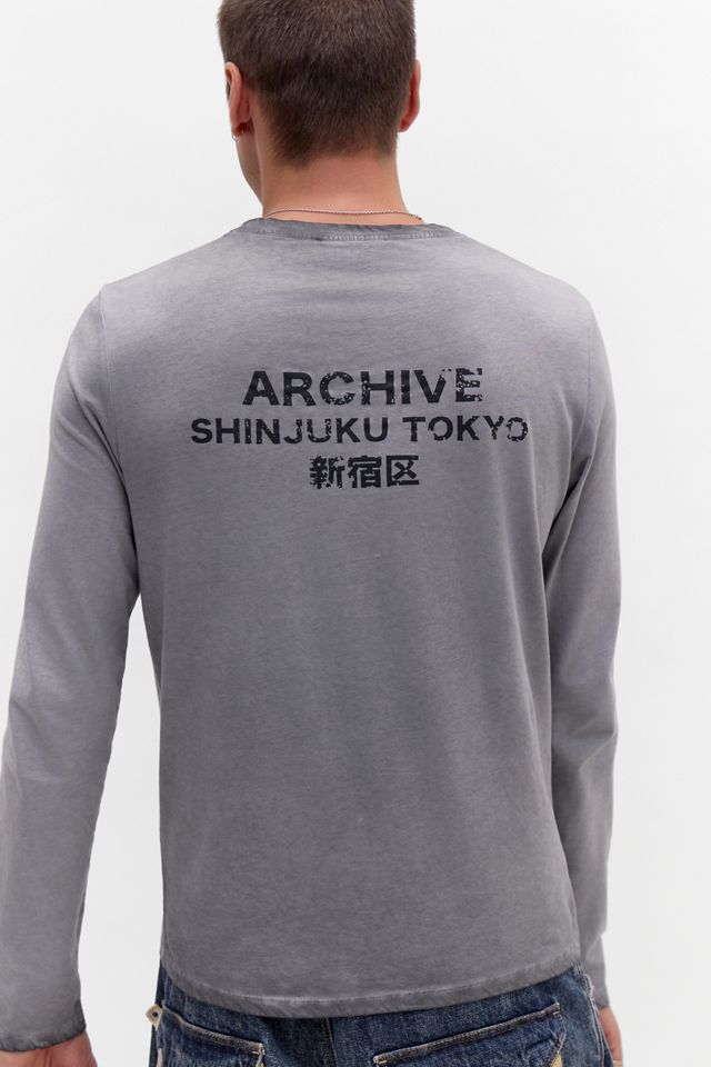 Archivis Archive Langarm-Slub-Grafik-T-Shirt #3