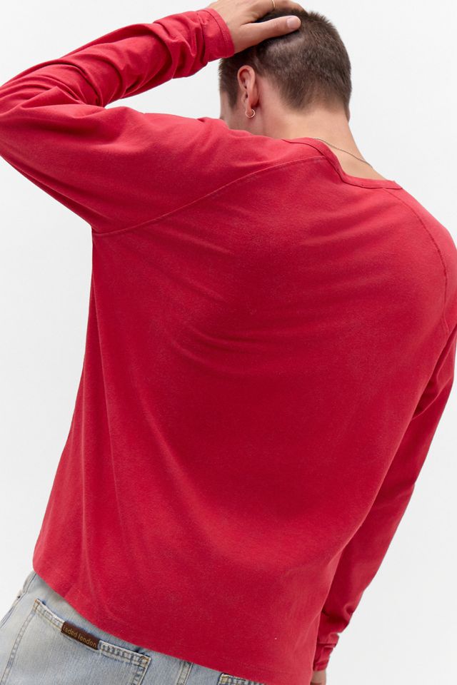 Archivis Asymmetric Button Long Sleeve Tee #2
