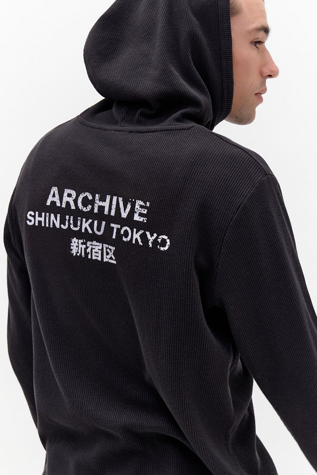 Sudadera con Capucha Henley de Waffle Archivis Archive #3