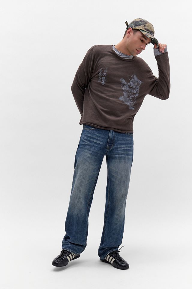 Archivis Tiger Slub Long Sleeve Graphic Tee #1