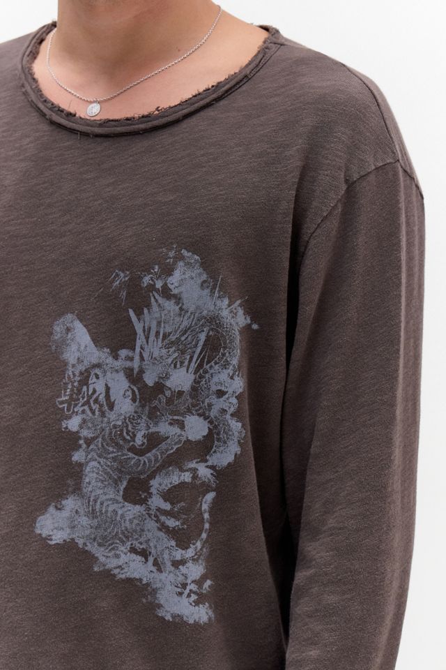 Archivis Tiger Slub Long Sleeve Graphic Tee #2