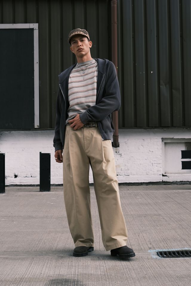Archivis Grey Pique Stripe Long Sleeve Top #1