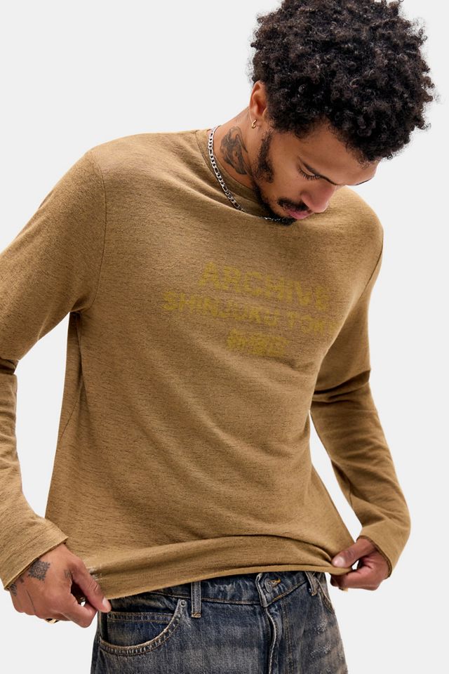 Archivis Tokyo Long Sleeve Slub Tee #1