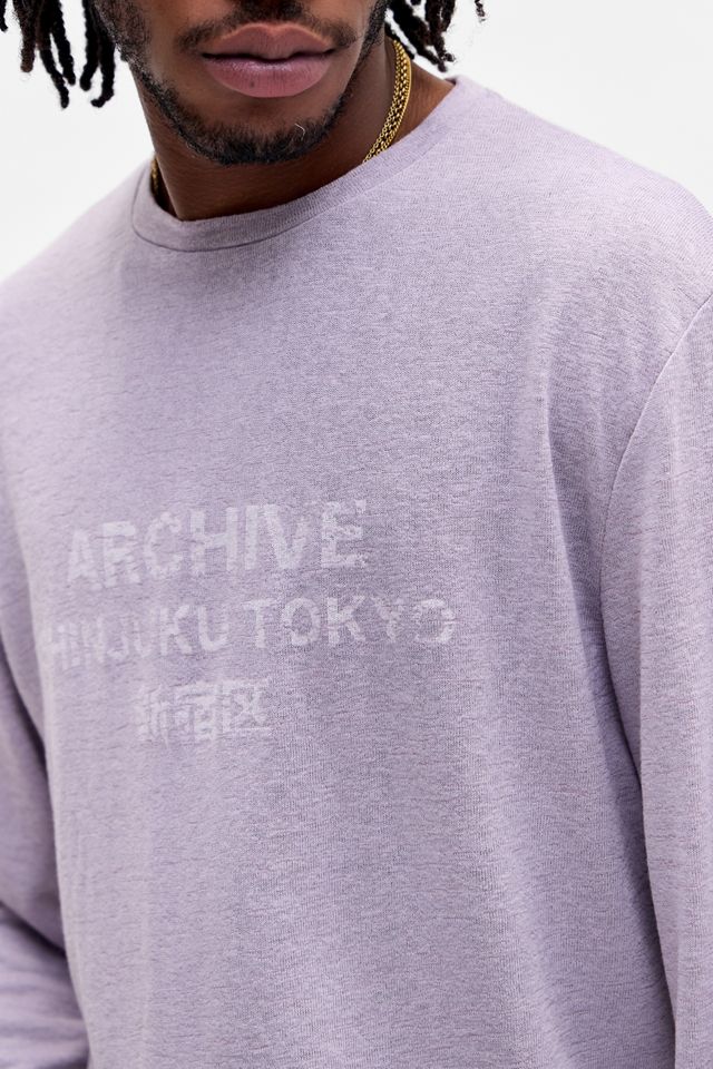 Archivis Tokyo Long Sleeve Slub Tee #2
