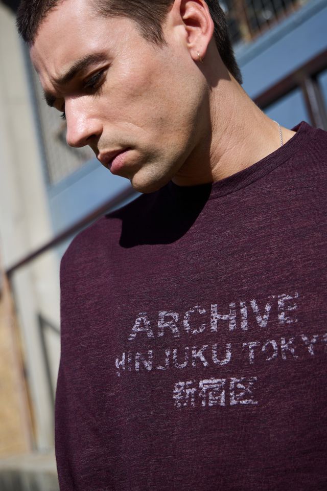 Archivis Tokyo Long Sleeve Slub Tee #1