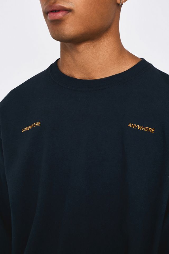 UO Somewhere Anywhere T-Shirt a maniche lunghe ricamata #1