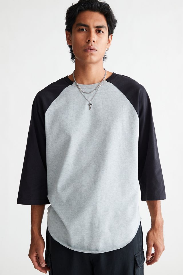 UO Black Baseball TShirt Urban Outfitters UK