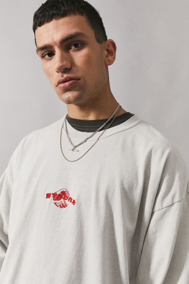 UO – Longsleeve mit japanischer Stickerei #1