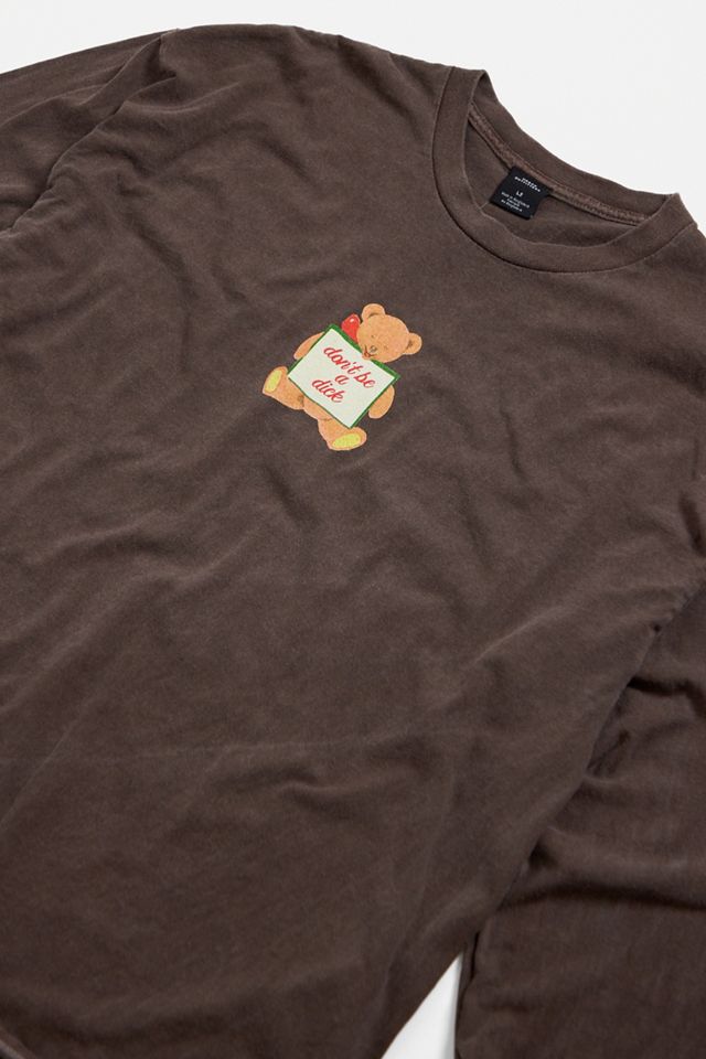 UO Brown Don't Be A D*ck Long Sleeve T-Shirt #3
