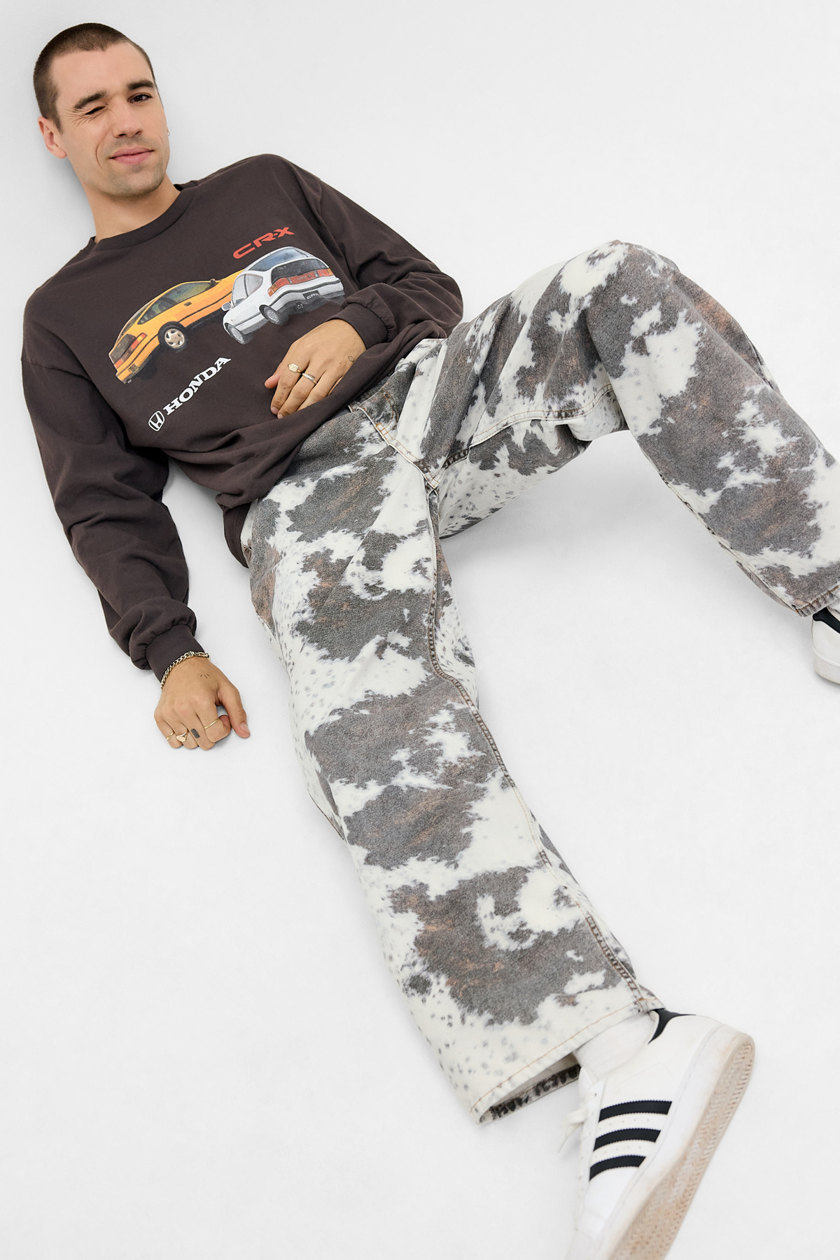 UO Brown Honda Long-Sleeve T-Shirt