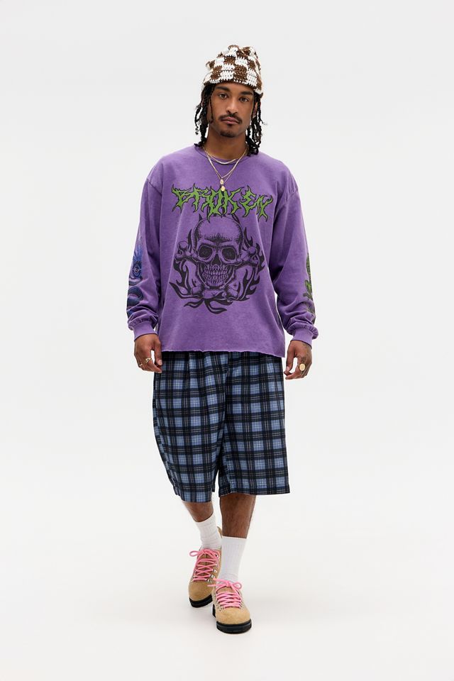 UO Purple Acid Skull Long Sleeve T-Shirt #2