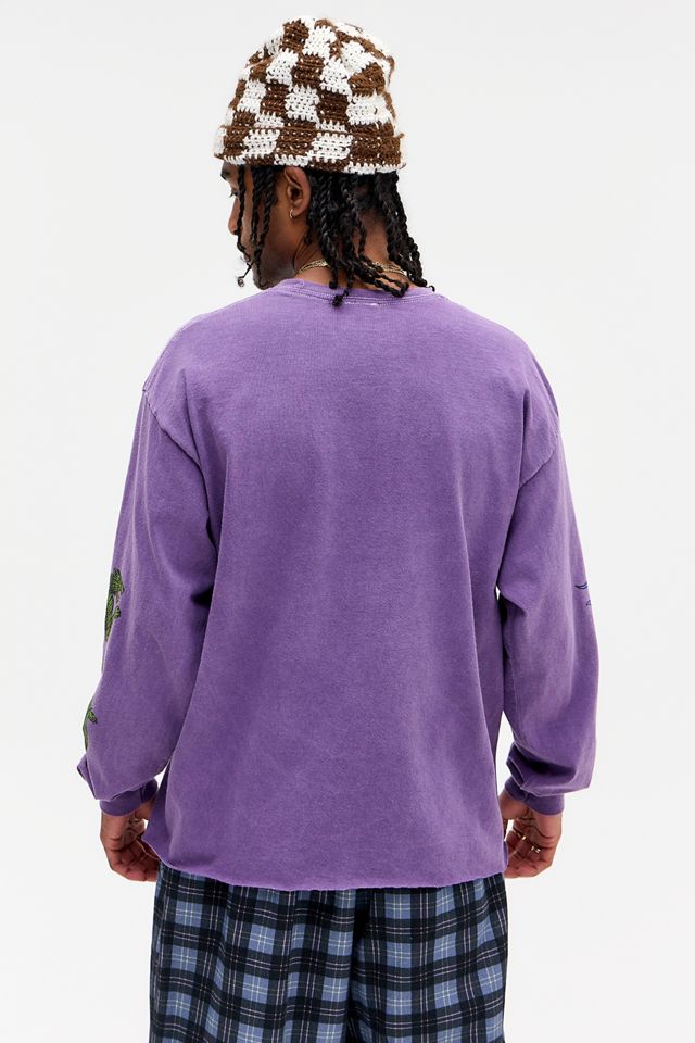 UO Purple Acid Skull Long Sleeve T-Shirt #3