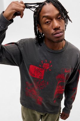 UO Black & Red Koenji T-Shirt