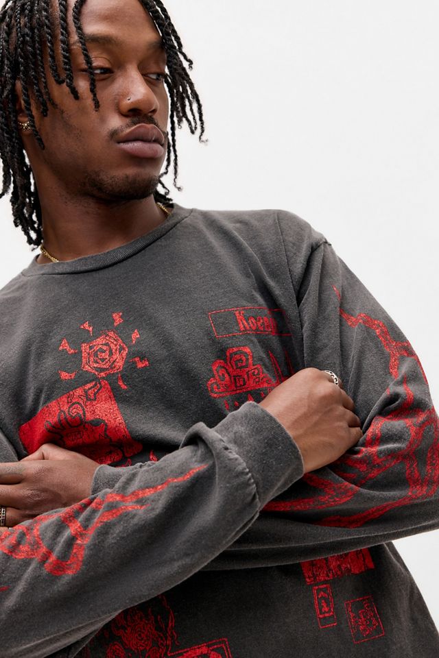 UO Schwarz & Rot Koenji T-Shirt #2