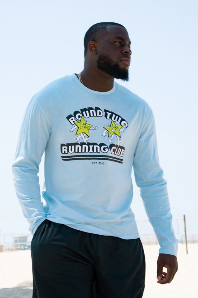 Round Two UO Exclusive Blue Star Running Club T Shirt