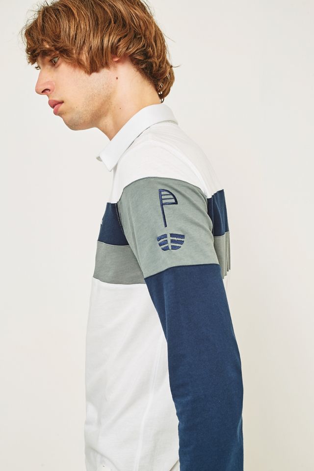 Orsman Bow White and Grey Rugby Top #2