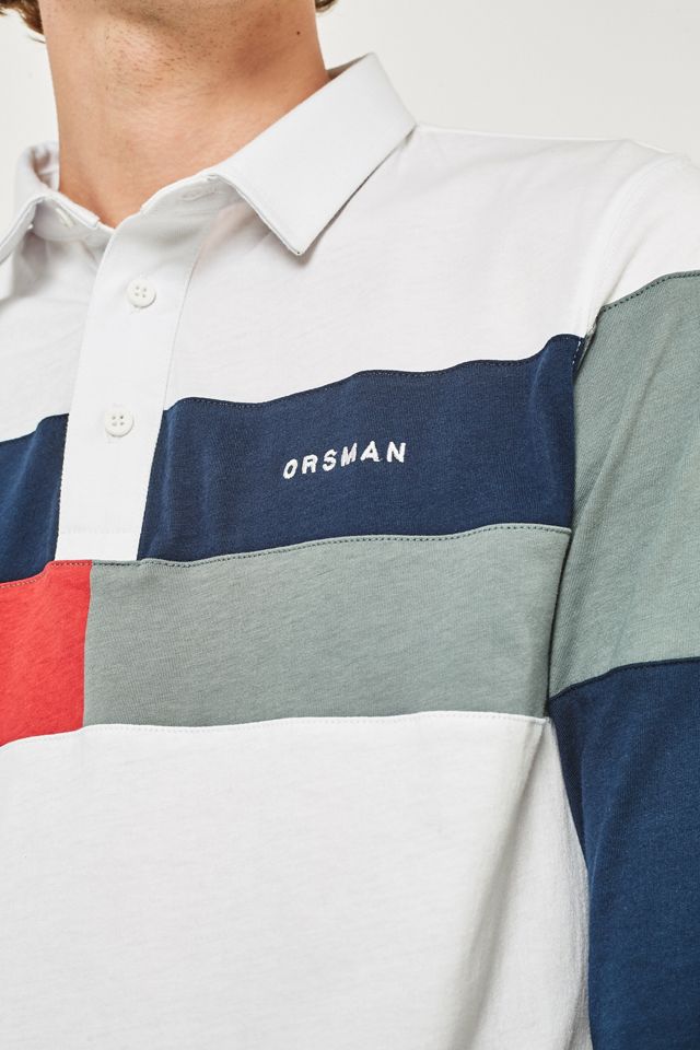 Orsman Bow White and Grey Rugby Top #5