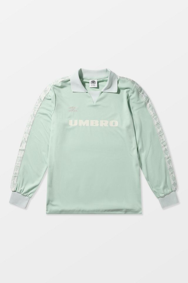 Umbro UO Exklusives Grünes T-Shirt mit Gestreiften Ärmeln #6