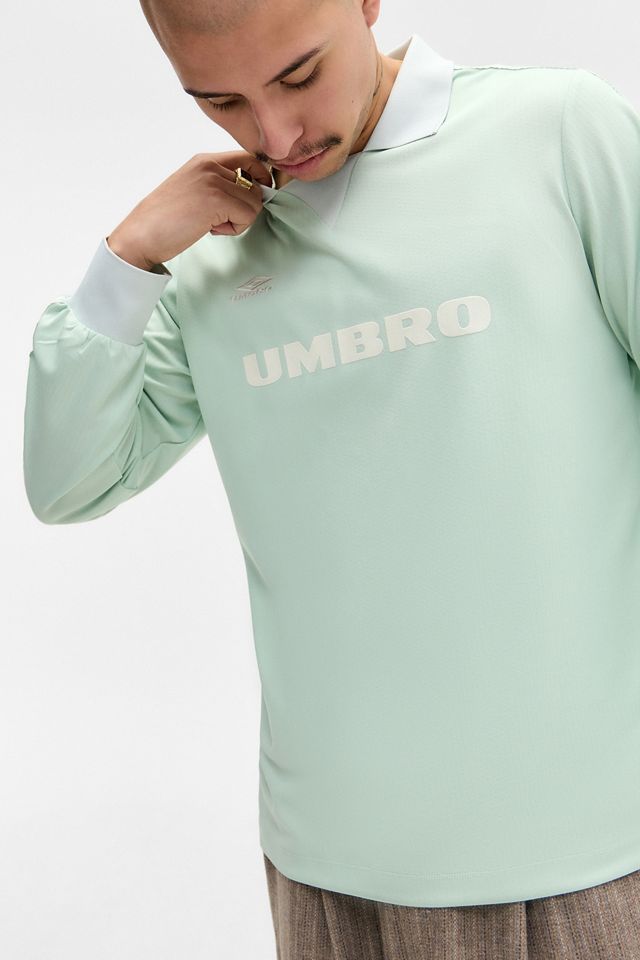 Umbro UO Exklusives Grünes T-Shirt mit Gestreiften Ärmeln #2