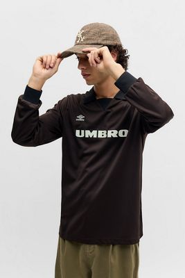 Camiseta de Fútbol Umbro UO Exclusiva Marrón con Cuello