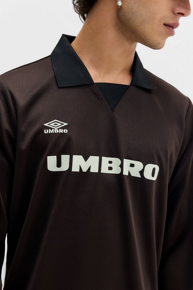 Camiseta de Fútbol Umbro UO Exclusiva Marrón con Cuello #2