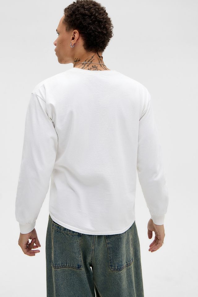 Basic Pleasure Mode White Long Sleeve Guinness T-Shirt #3