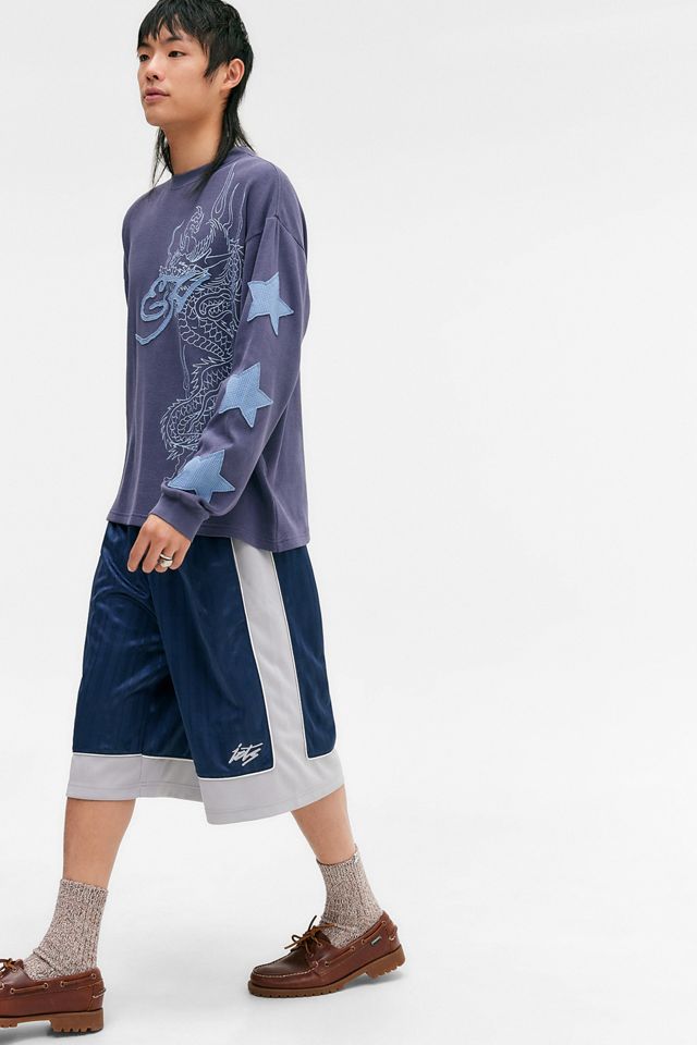 Ed Hardy UO Exclusive Navy Waffle Knit Top #1