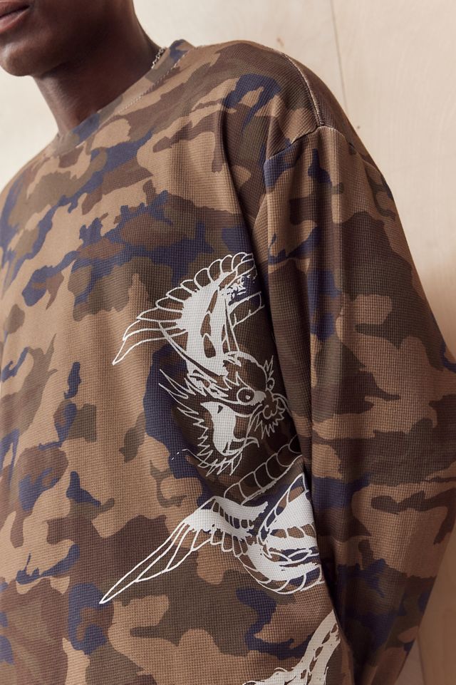 Ed Hardy UO Exclusive Camo Waffle T-Shirt #2