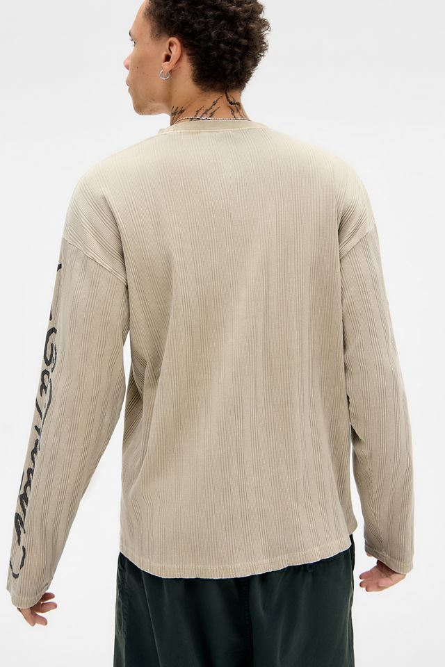 Ed Hardy Haut à manches longues écru exclusif UO #3