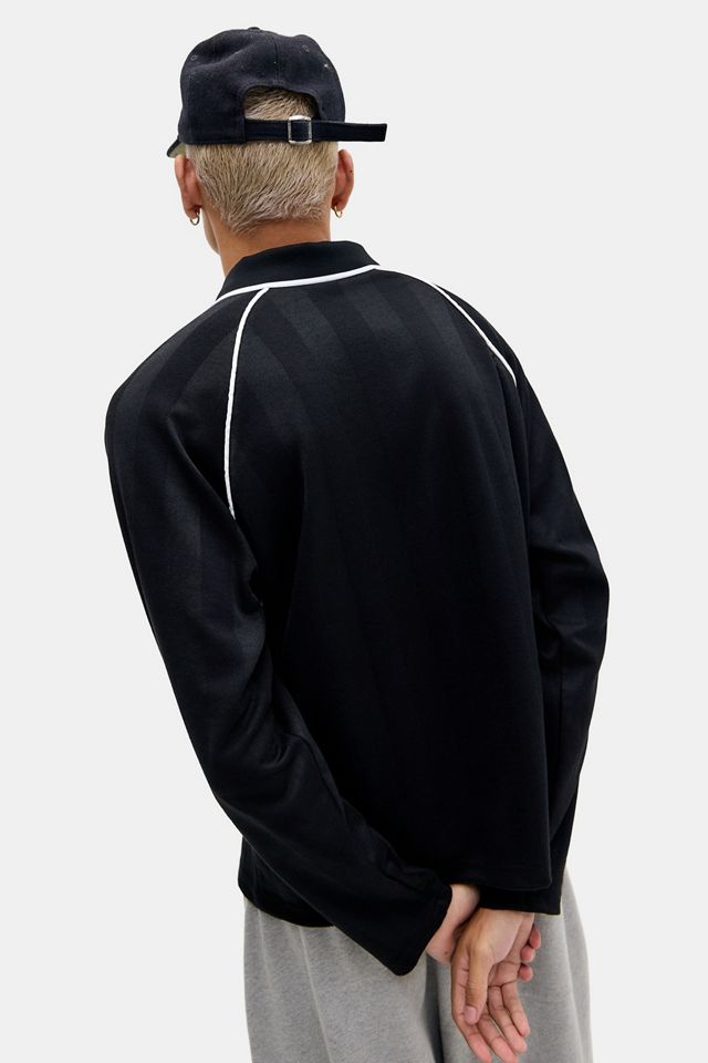iets frans... Schwarzes Langarm-Fußballtrikot #3