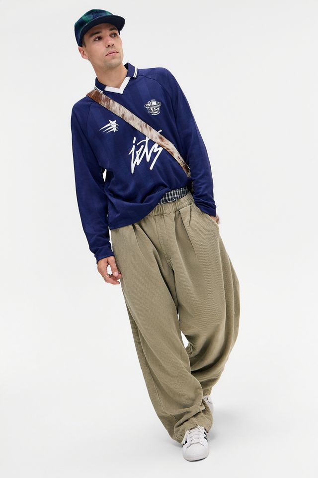iets frans... Navy Long Sleeve Football T-Shirt #1