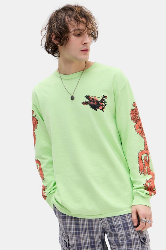 UO Lime Hokkaido Graphic Long Sleeve T-Shirt #1