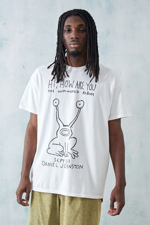 UO White Daniel Johnston How Are You T-Shirt