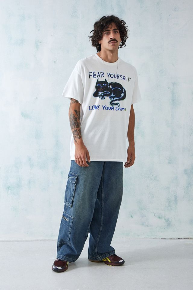 UO Daniel Johnston Fear Cat T-Shirt #2