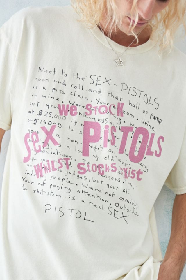 UO Ecru Sex Pistols camiseta Urban Outfitters ES